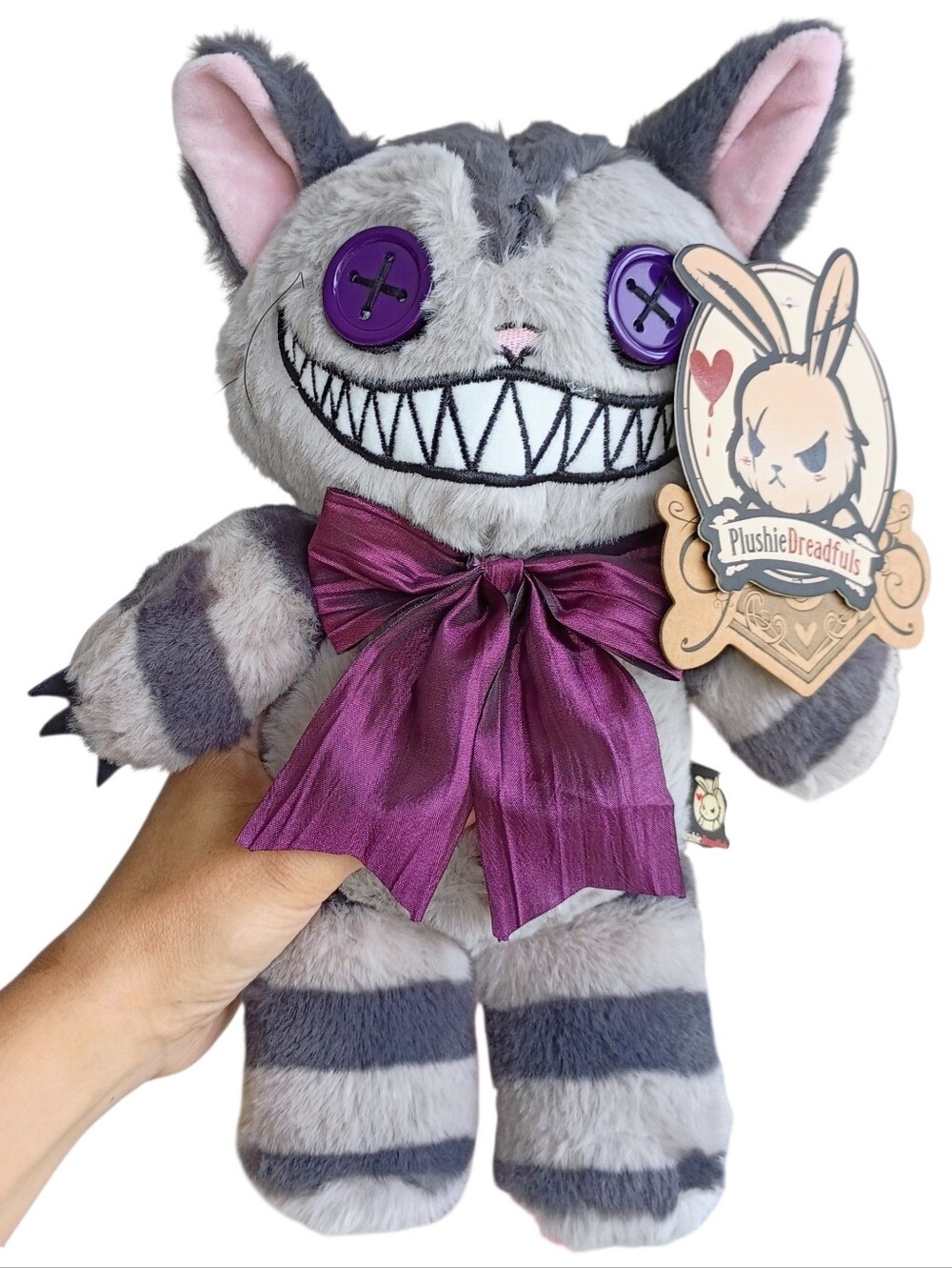 Plushie Dreadfuls • Victorian McGee’s Cheshire Cat • 12” Collectible Plush • NWT
